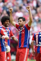 Fussball, 1. Bundesliga  Saison 2013/2014: JUBEL Claudio Pizarro (FC Bayern Muenchen)