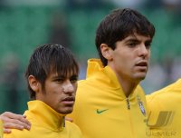 FUSSBALL INTERNATIONAL NEYMAR (Brasilien) und KAKA (Brasilien)