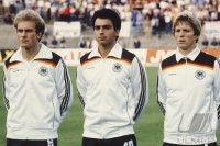 Fussball EM 1980:  Rummenigge, Mueller, Foerster