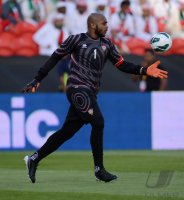 FUSSBALL INTERNATIONAL: Torwart ALI KHASEIF (Vereinigte Arabische Emirate)