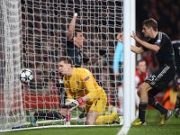 FUSSBALL INTERNATIONAL CHL ACHTELFINALE 12/13:  FC Arsenal London - FC Bayern Muenchen