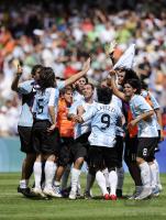 FUSSBALL  Olympia 2008   Finale  Maenner   Nigeria - Argentinien