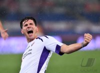 FUSSBALL Coppa Italia Viertelfinale 14/15: JUBEL Mario Gomez (AC Florenz)