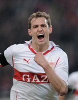 Fussball 1. Bundesliga : JUBEL Georg Niedermeier (VfB Stuttgart)