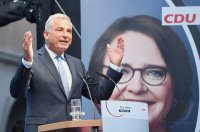 Politik, Bundestagswahl 2021 Wahlkampf CDU; CDU-Landeschef und Innenminister Baden Wuerttemberg, Thomas Strobl