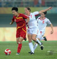 FUSSBALL  Olympia 2008   Vorrunde  Frauen    Canada - China