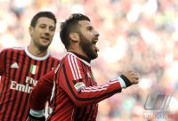FUSSBALL SERIE A: Jubel Antonio Nocerino (AC Mailand)
