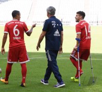 Fussball 1. Bundesliga 2017/2018: Fototermin beim FC Bayern Muenchen