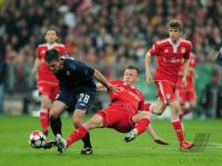 FUSSBALL  International CHL 09/10: FC Bayern  Muenchen - Olympique Lyon