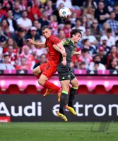 Fussball 1. Bundesliga 23/24: FC Bayern Muenchen - VfL Wolfsburg