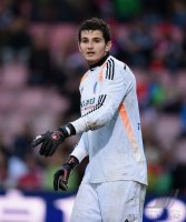 FUSSBALL 1. Bundesliga 2014/2015:  Torwart Michael Kleiner (Paulaner Traumel)