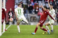 Fussball 1. Bundesliga Saison 21/22: FC Bayern Muenchen - SpVgg Greuther Fuerth