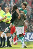 Fussball 1. Bundesliga: Bremen - Stuttgart