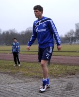 Fussball DFB Pokal 10/11 : Training FC Schalke 04
