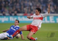 Fussball 1. Bundesliga  Saison 2010/2011:  FC Schalke 04  - VfB Stuttgart