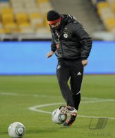 Fussball Training  der Deutsche Nationalmannschaft in Kiew