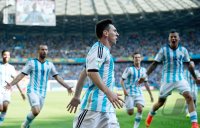 FUSSBALL WM 2014, Gruppenphase: JUBEL Lionel Messic (Argentinien)