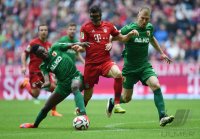 Fussball 1. Bundesliga Saison 14/15: FC Bayern Muenchen -  FC Augsburg