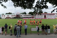 Fussball 1. Bundesliga 12/13: Training beim FC Bayern Muenchen