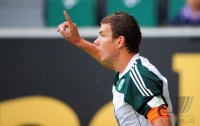 Fussball: 1. Bundesliga Saison 2010/2011: Wolfsburg, DZEKO