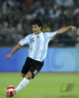 FUSSBALL  Olympia 2008   Halbfinale  Maenner   Argentinien - Brasilien