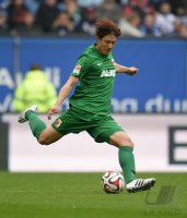 Fussball, 1. Bundesliga  Saison 2014/2015: Hamburger SV - FC Augsburg