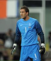 Fussball International:  Torwart Maarten Stekelenburg   (Holland)