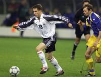 Spielszene WM Quali   Deutschland - Ukraine