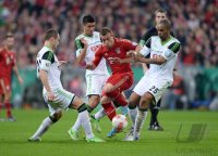 FUSSBALL DFB POKAL  Saison 2012/2013:  FC Bayern Muenchen - VfL Wolfsburg
