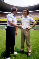 Fussball Mexico-Deutschland: Robson, Beckenbauer