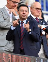 FUSSBALL International 2014/2015: Praesidet Josep Maria Bartomeu Floreta (Barca)