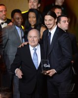 Fussball International  FIFA Ballon d Or 2013: Zlatan Ibrahimovic (Schweden)