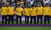FUSSBALL Olympia 2012 FINALE: Enttaeuschung bei Brasilien