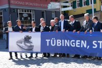 20 Buergermeister aus drei Landkreisen unterstuetzen die Innenstadtstreckein Tuebingen