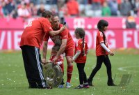 Fussball 1. Bundesliga  Saison  2012/2013:  Deutscher Meister 12/13 FC Bayern Muenchen