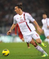 FUSSBALL SERIE A:  Zlatan Ibrahimovic (AC Mailand)
