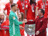 Fussball 1. Bundesliga Saison 18/19: Meister FC Bayern Muenchen