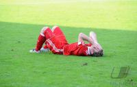 Fussball 3. Bundesliga:  Enttaeuschung Stefan Riess (FC Bayern II)