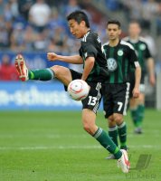 Fussball: 1. Bundesliga Saison 2010/2011: Wolfsburg, HASEBE
