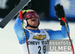 SKI   Weltcup  Super G Herren; JUBEL; Sieger Didier Cuche (SUI)