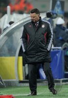 Fussball CHL  Saison 2010/2011:  Trainer Louis van Gaal (FC Bayern Muenchen)