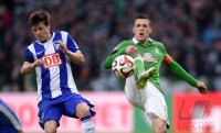 Fussball, 1. Bundesliga  Saison 2014/2015: Werder Bremen - Hertha BSC Berlin