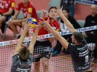 Volleyball 1. Bundesliga  Saison 15/16:  TV Rottenburg -  Netzhoppers KW Bestensee