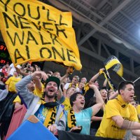 Basketball 1. Bundesliga  13/14: Walter Tigers Tuebingen - Artland Dragons