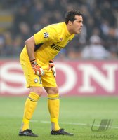 Fussball Champions League  Saison 2011/2012:  Torwart Julio Cesar (Inter Mailand)