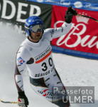 SKI   Weltcup Abfahrt Mnner Stephan Eberharter (AUT) jubelt ueber sein 2. Platz