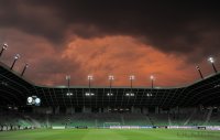 Fussball International  EM Qualifikation: Uebersicht Stadion STOZICE in Ljubljana
