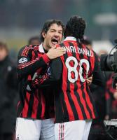 FUSSBALL  International CHL 09/10 : JUBEL RONALDINHO (AC Mailand )