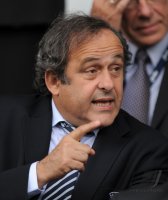 Fussball U21-EURO 2011 Halbfinale:  UEFA Praesident Michel Platini