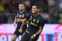 FUSSBALL SERIE A 2018/2019: JUBEL Cristiano Ronaldo (Juventus Turin)